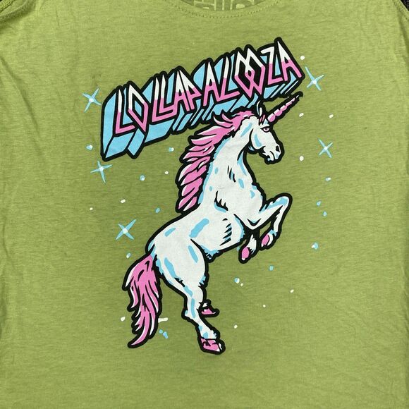 Lolapalooza Tank Top Green Grant Park Chicago 2024 Unisex Adults Size Medium - Picture 7 of 7